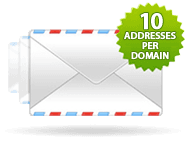 10 addresses per domain